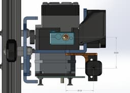 Sidewinder X2 and Genius Pro BL-Touch-CR-Touch Mount 3d model