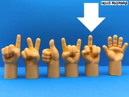 Middle Finger - Hand Finger Puppet 3d model