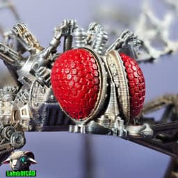 Steampunk Wasp, Articulated 3d model