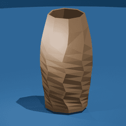 Faceted Cup Vase 3d model