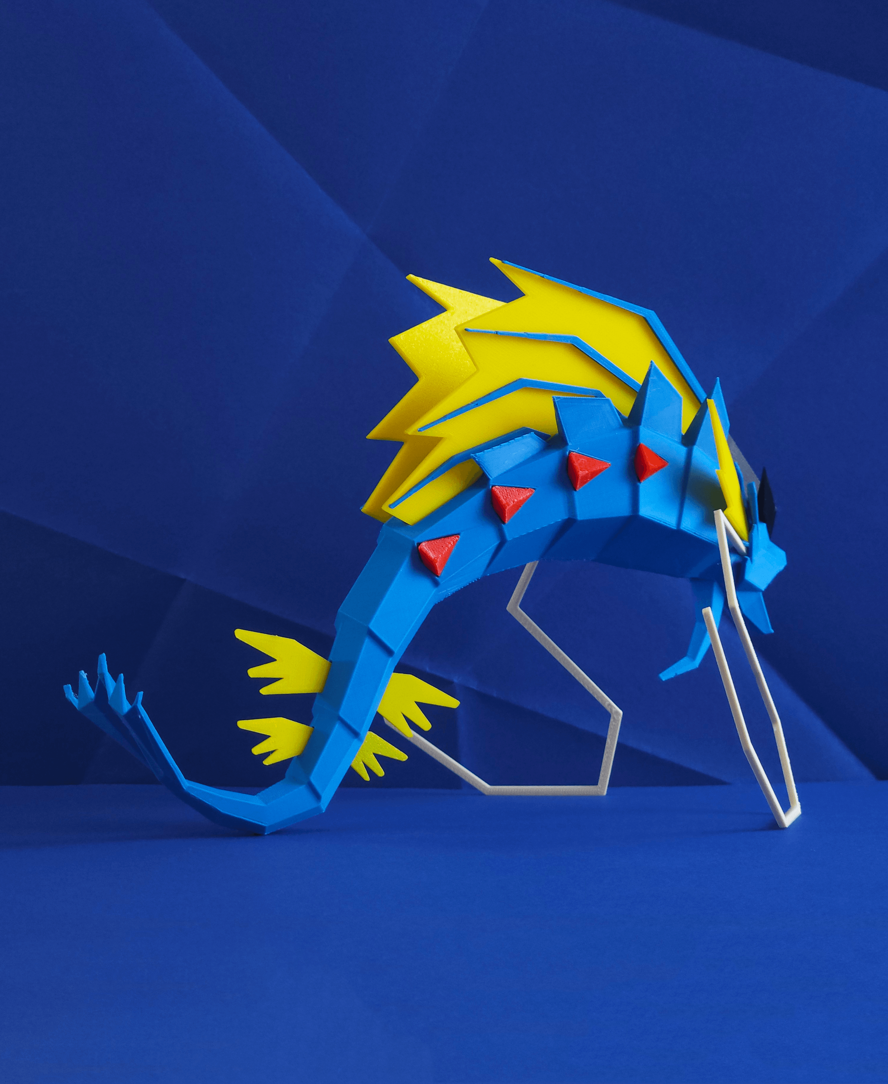 Mega Gyarados Low Poly Pokemon 3d model