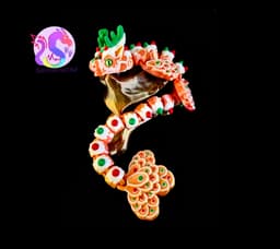 Gingerbread Adult Dragon (Personal Use) 3d model