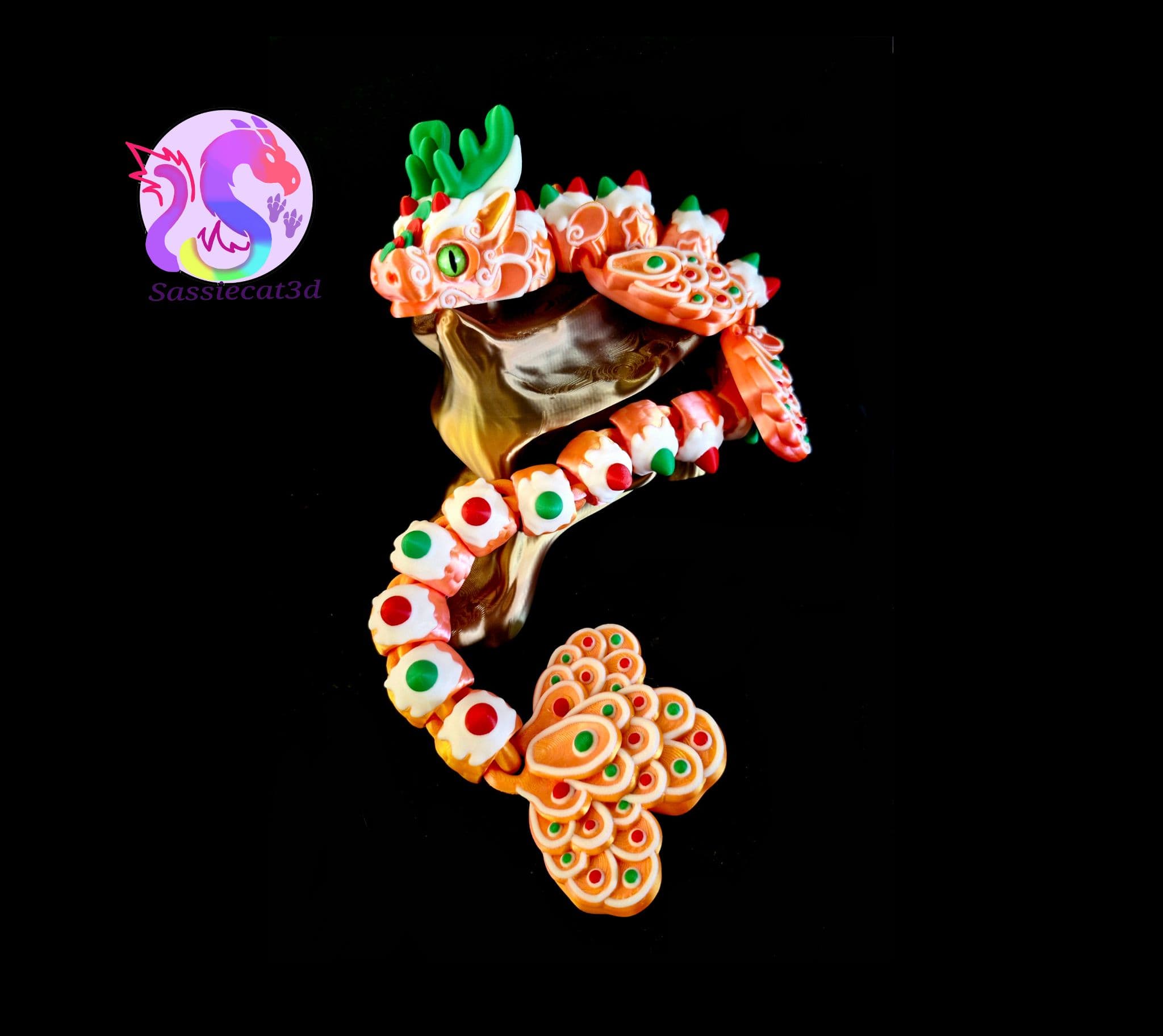 Gingerbread Adult Dragon (Personal Use) 3d model