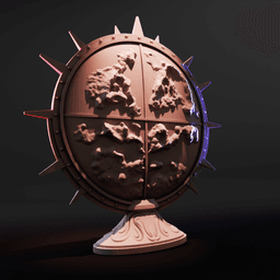 World Domination Map 3d model