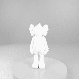 Regular show Mordecai x Kaws 3d model