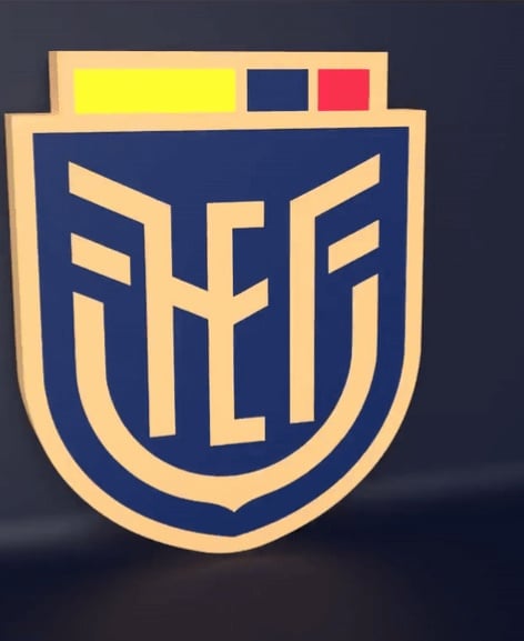 Ecuador National Team - LED Strip compatible 3d model