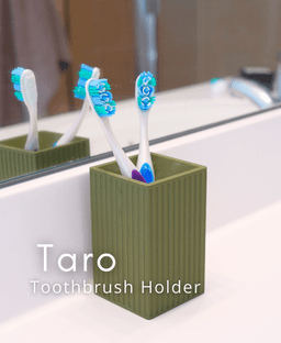 Taro Bathroom Set - Toothbrush Holder 3d model