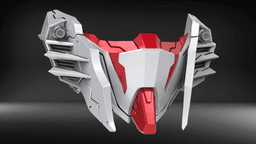 FortuneV2 - Mecha Mask 3d model