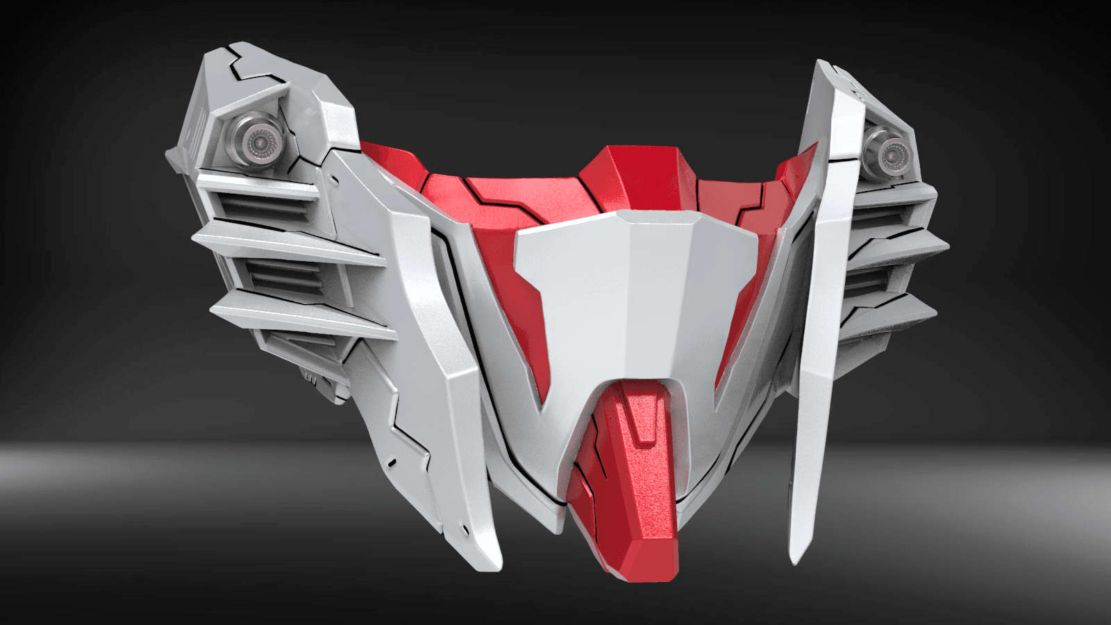 FortuneV2 - Mecha Mask 3d model