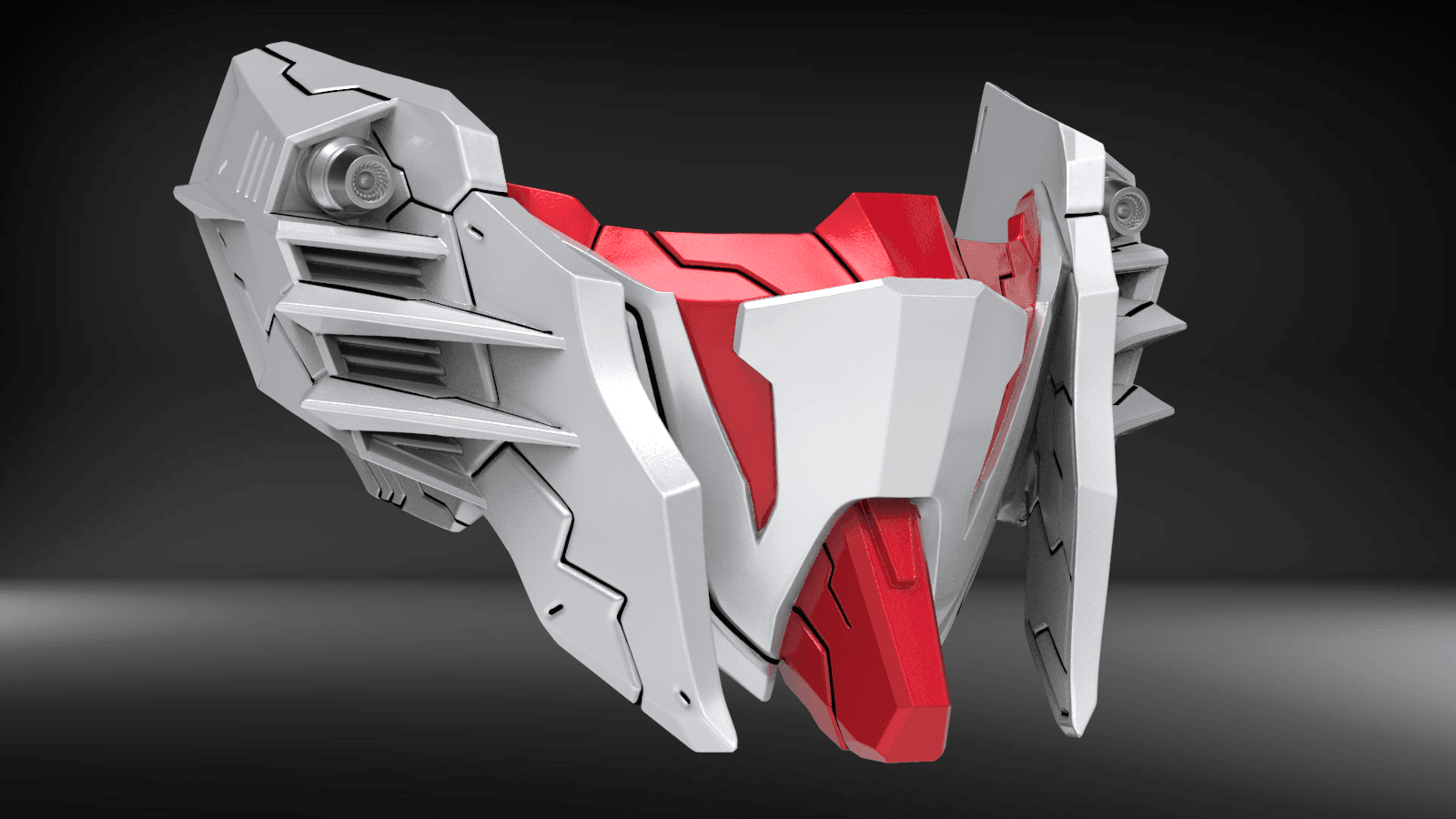 FortuneV2 - Mecha Mask 3d model