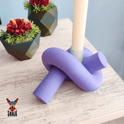Knot- Candle Holder 3d model