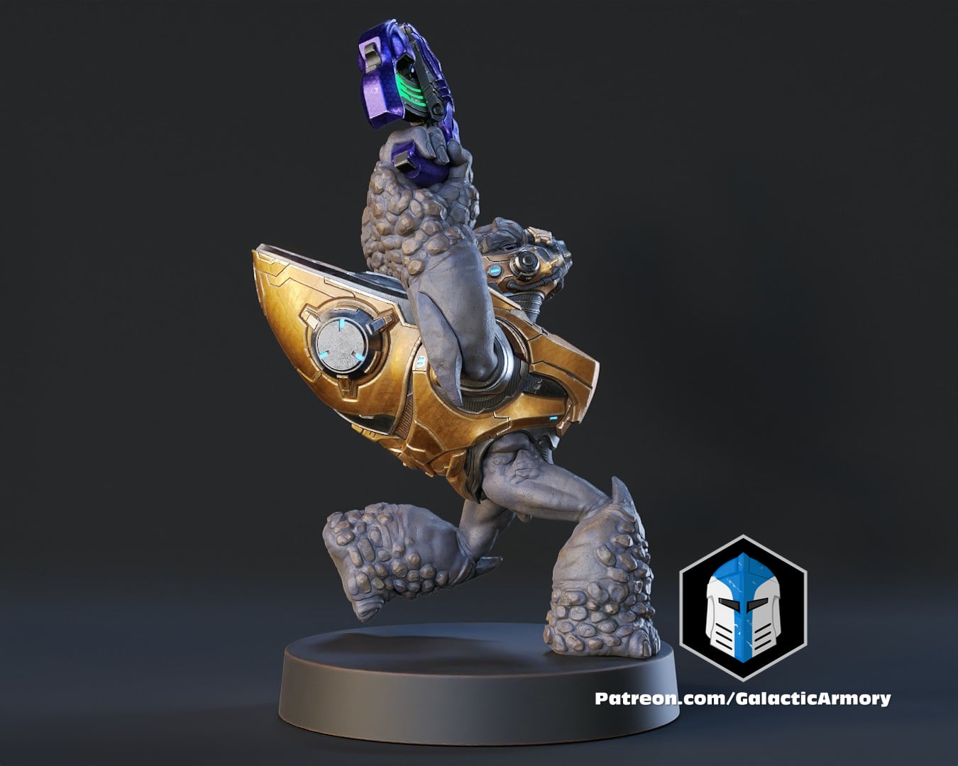 Halo Grunt Miniature 3d model