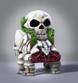 Skeleton Bulbasaur 3d model