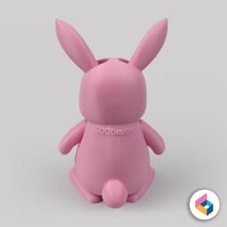 Foldable Easter Bunny based on Pikachu 3d model