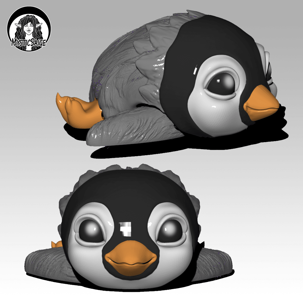 Penguin Puffling - Exclusive Model 3d model