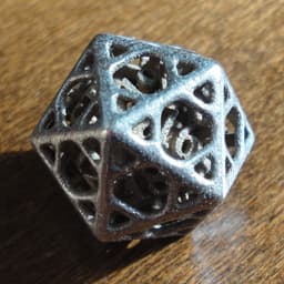 Cage Dice Set with Decader 3d model