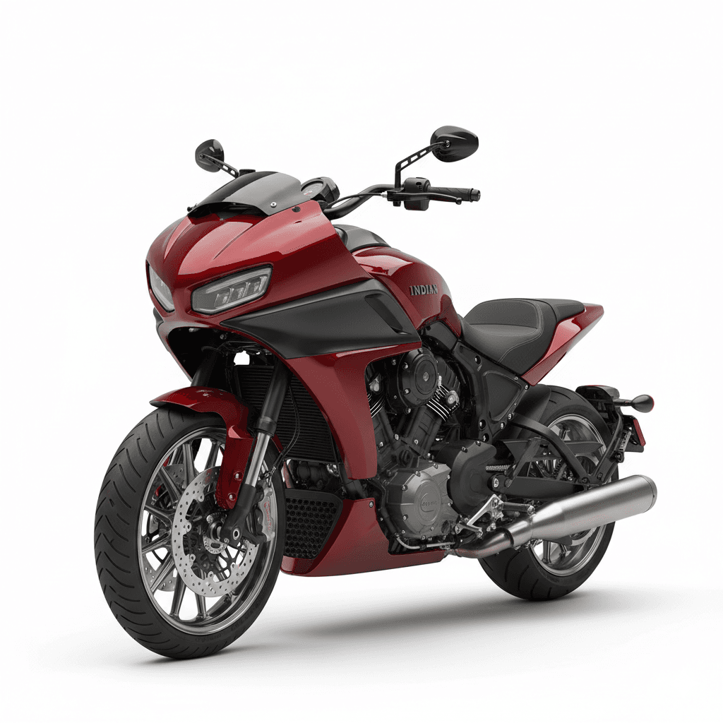 Indian Roadmaster Luxury Touring Motorcycle 3d model