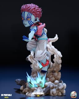 Akaza Demon Slayer Chibi - Premium Collectible 3d model
