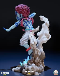Akaza Demon Slayer Chibi - Premium Collectible 3d model