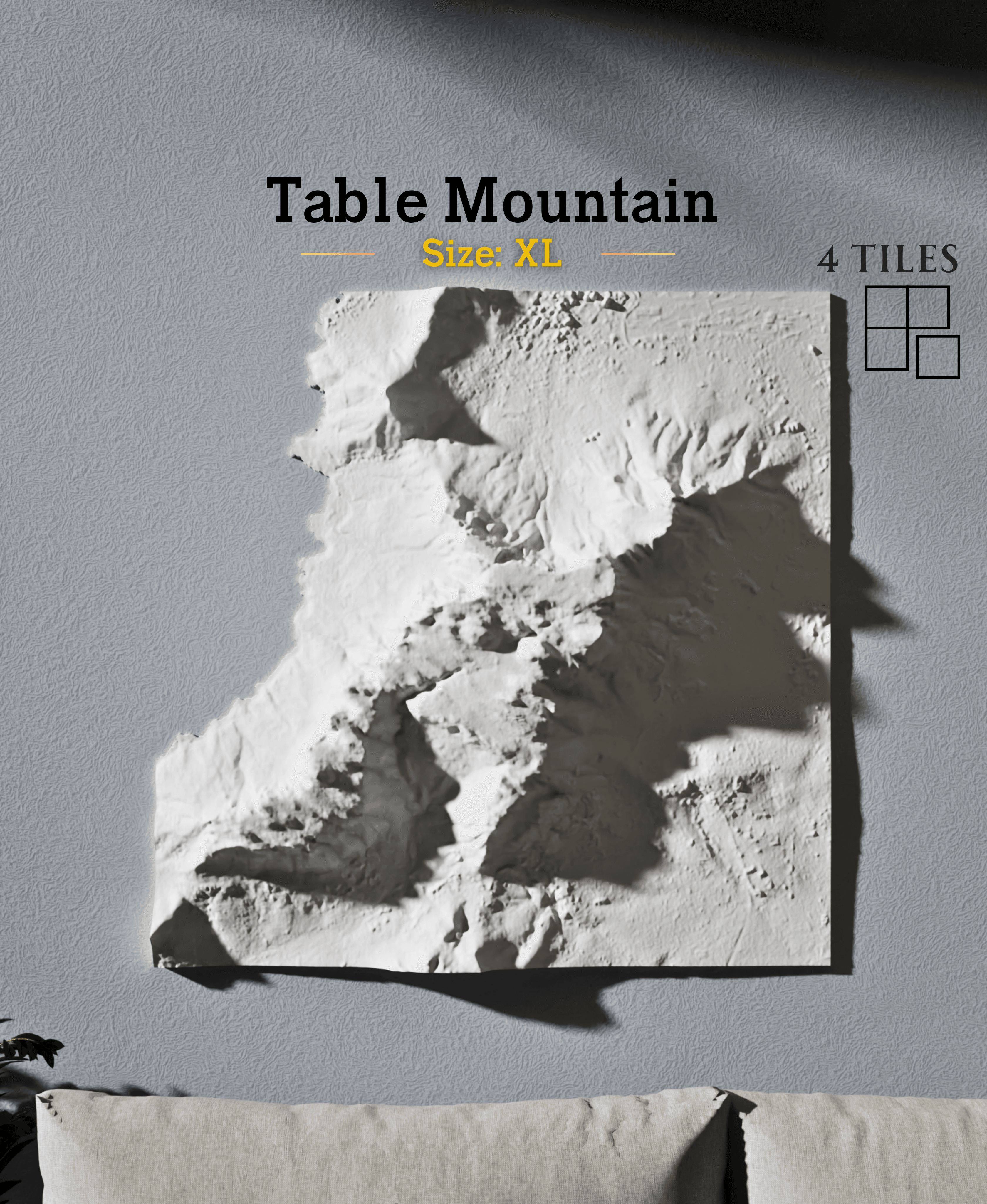 Table Mountain 3d model