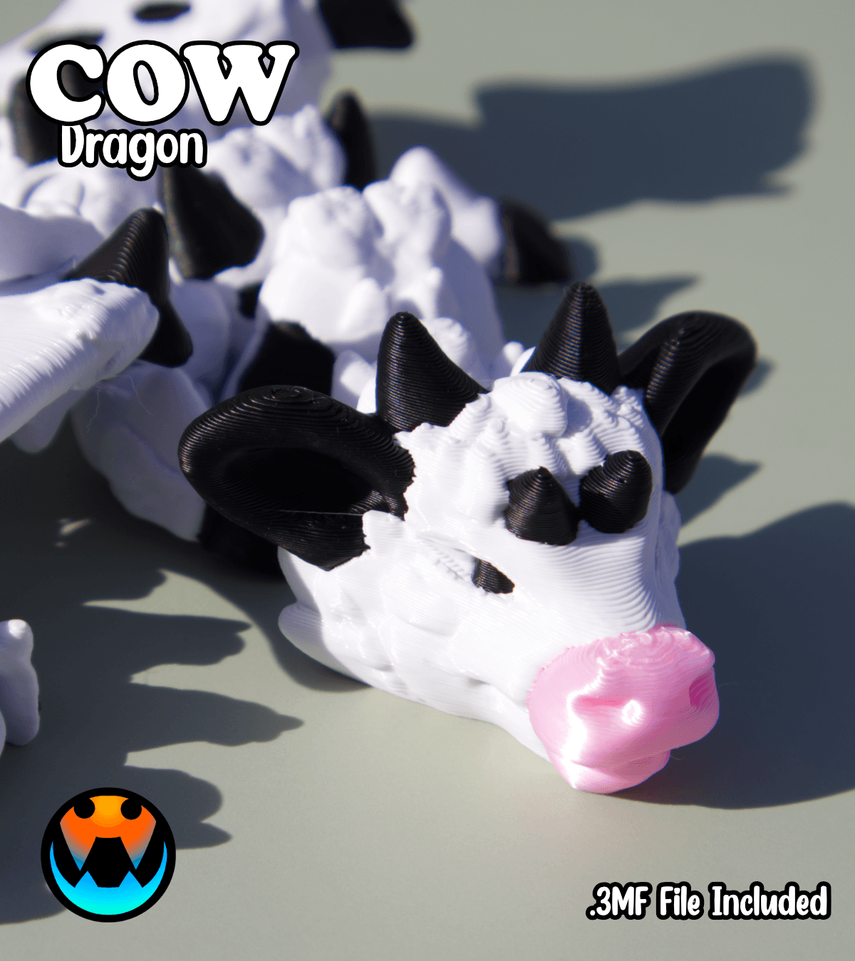 Cow Dragon 3d model