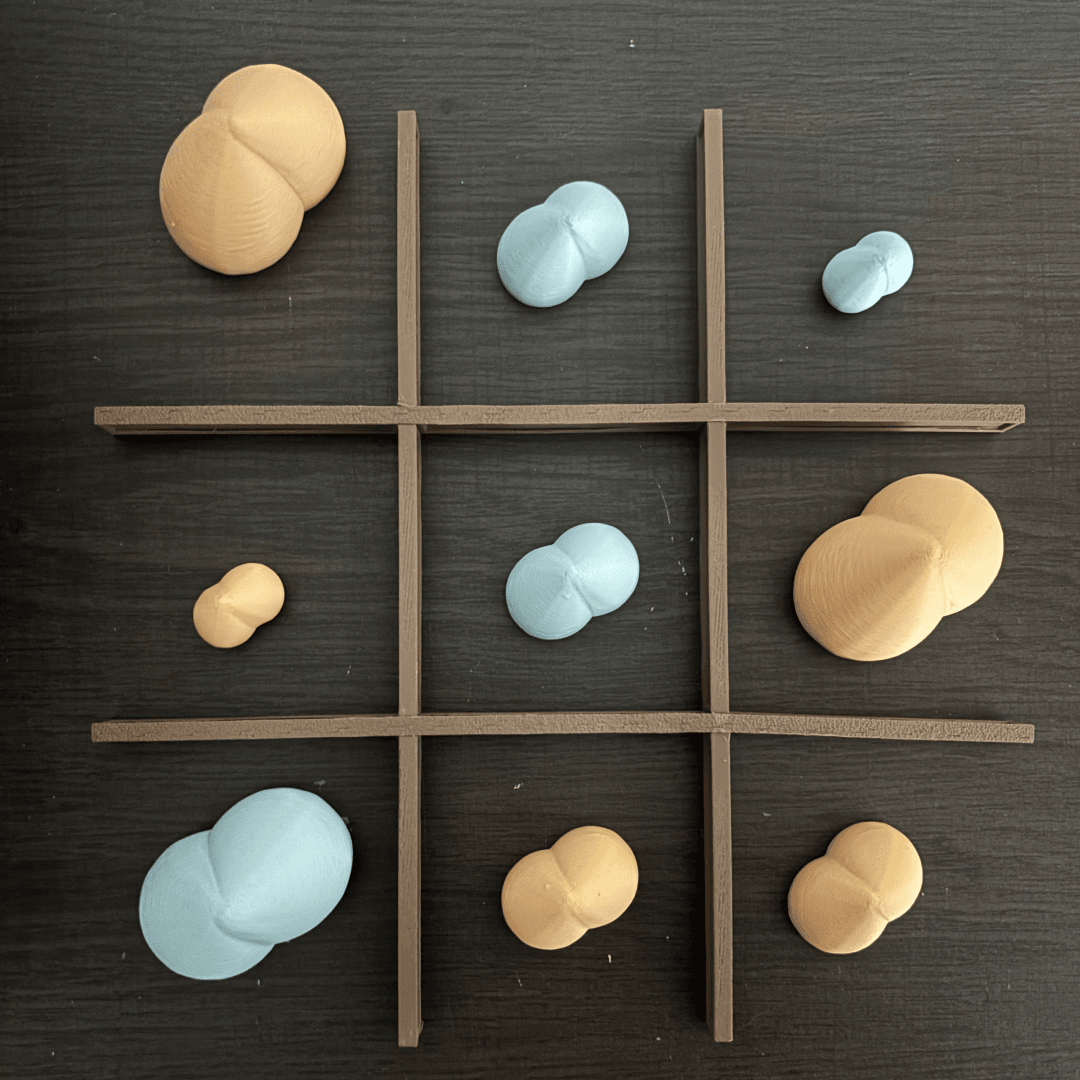 Stackable Emoji TicTacToe 3d model