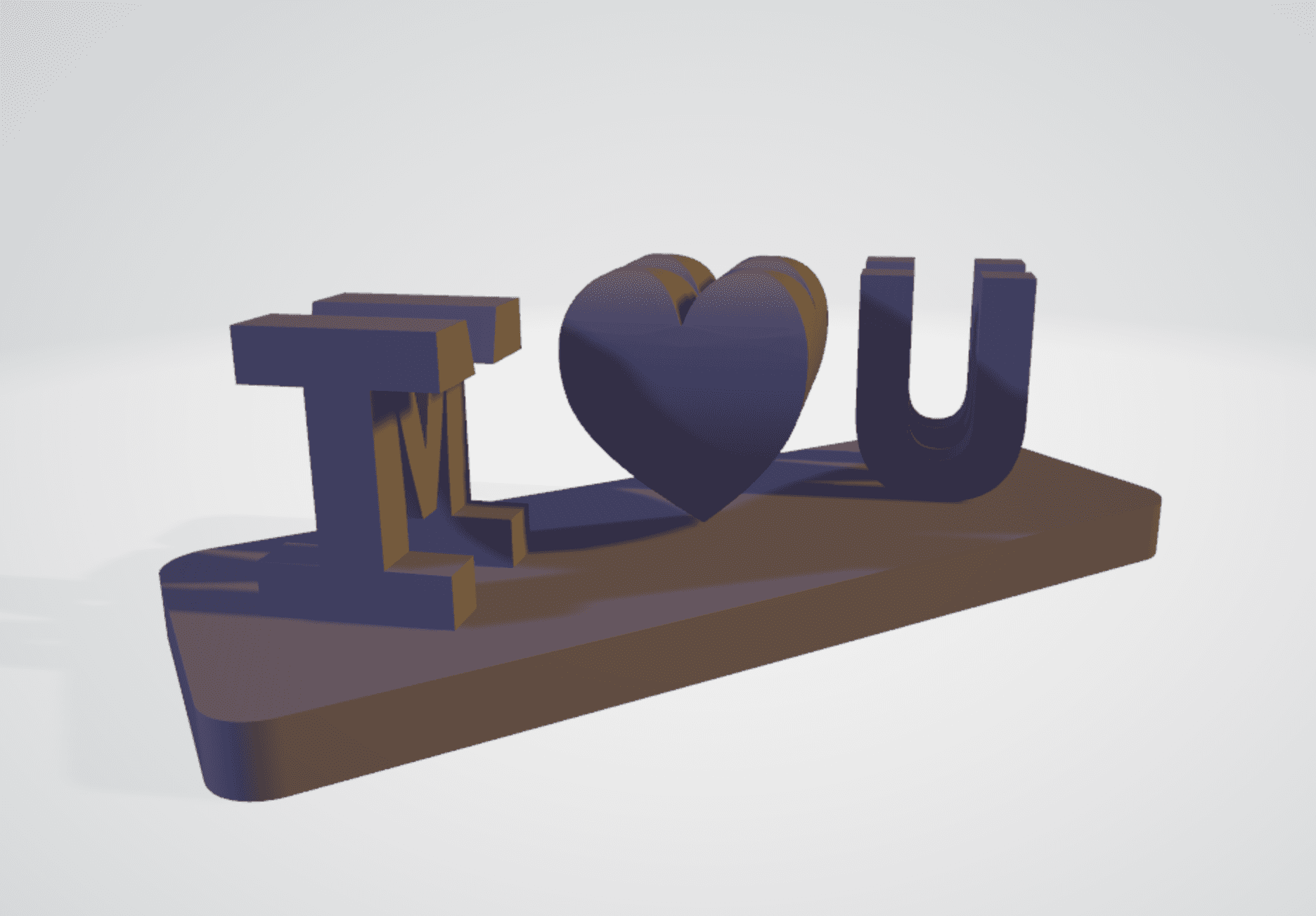 I love you mom 3d model