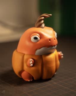 Pumpkin Dino 3d model