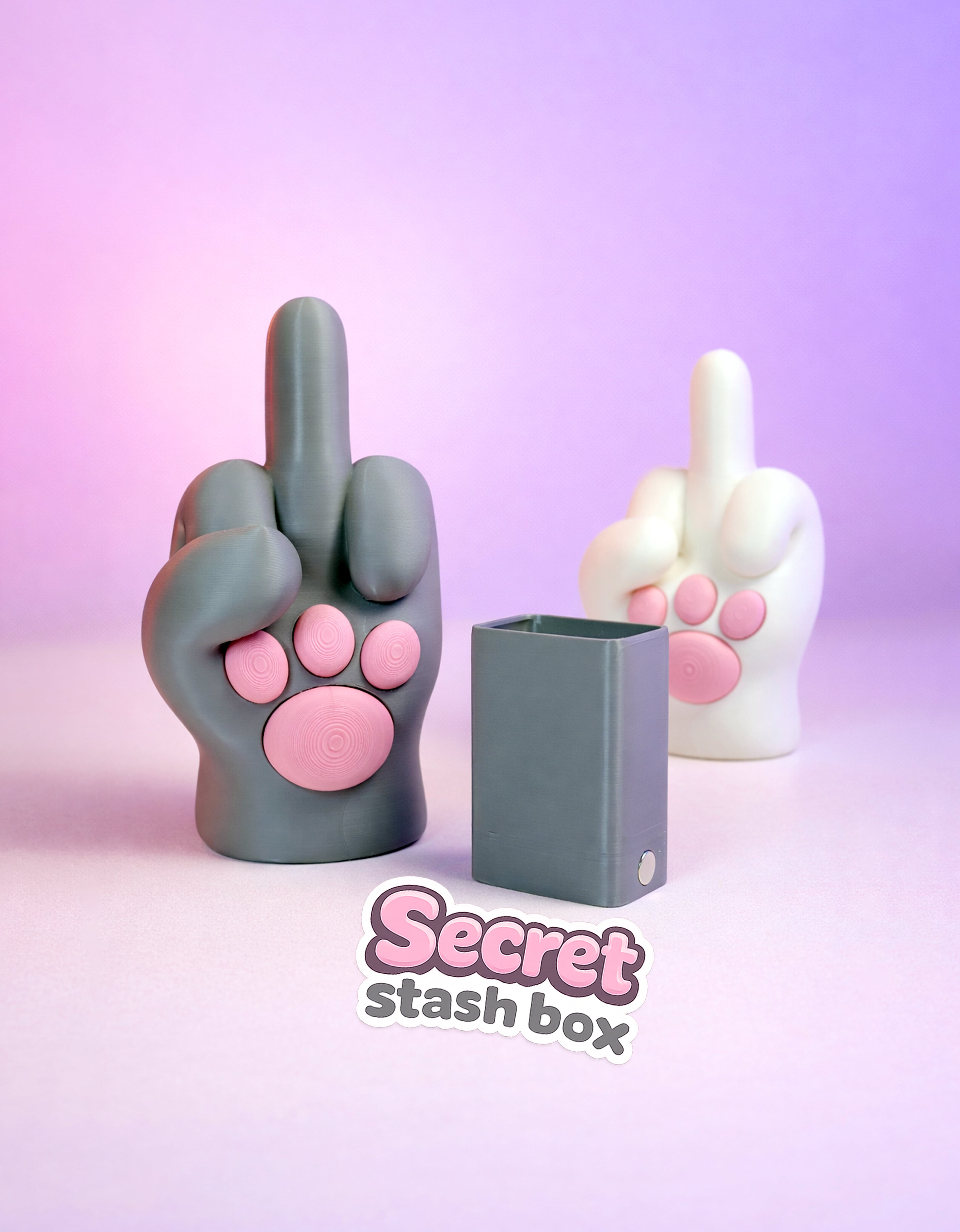 Bunny Flip Stash 3d model