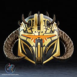 High Shadow Warden Helmet 3D Printer STL File 3d model