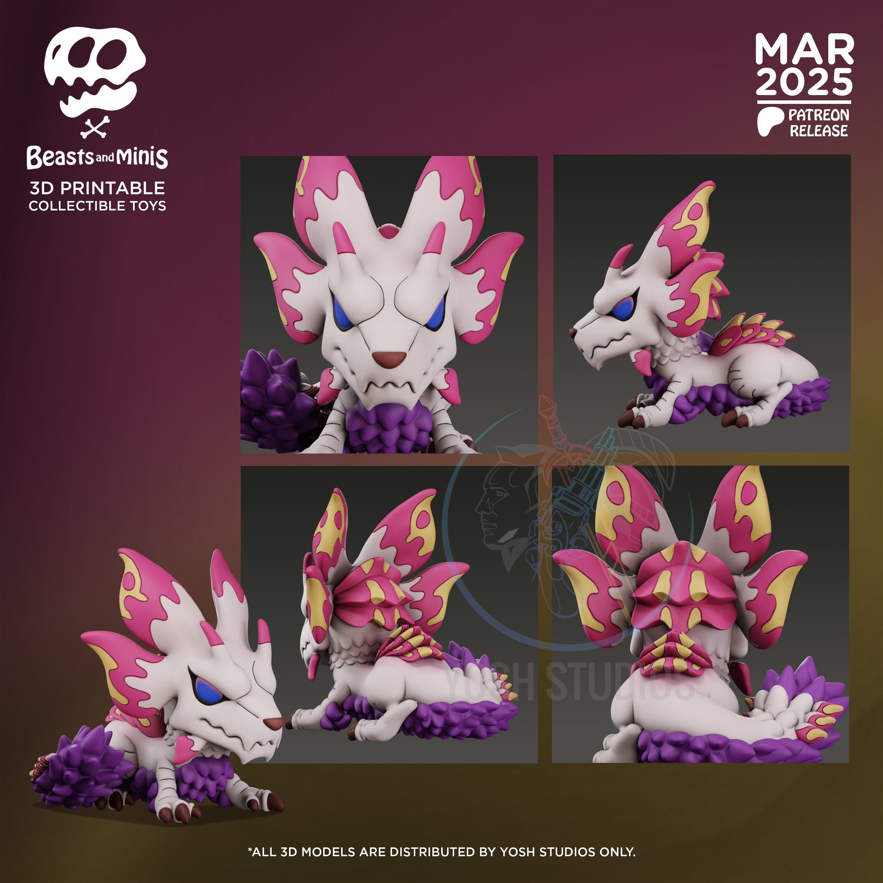 Mizutsune MH Beast Mini 3D Printer File STL 3d model