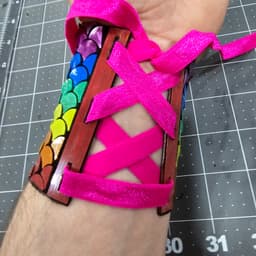 Mermaid Scale Cuffs 3d model