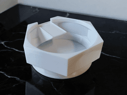 Hexagonal storage container set 3d model
