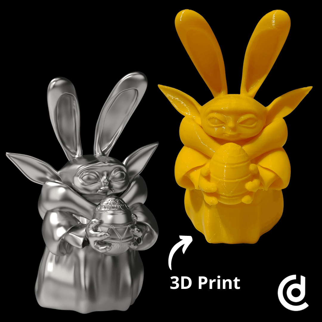 Easter yoda.stl 3d model