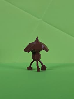 Hitmontop Low Poly Pokemon 3d model