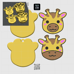 The Complete Giraffe Fidget Pack 3d model