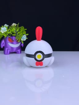 Chikipi Pokeball - Multipart 3d model