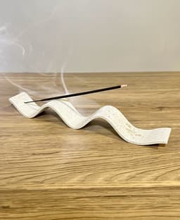 Wavy Incense Holder Tray 3d model