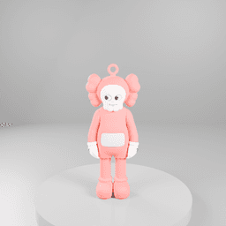 Teletubby x Kaws 3d model