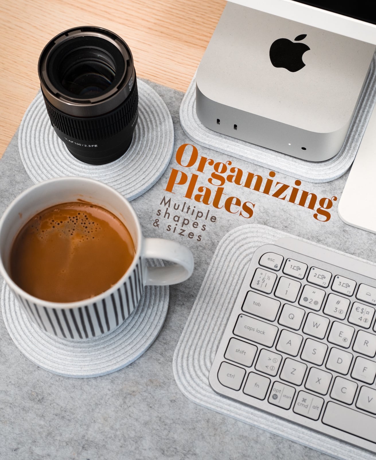 Organizing Plates - Multiple Shapes and Sizes 3d model
