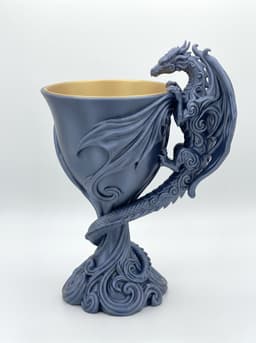 Epic Dragon Goblet Desk Organizer & Pen Holder 3d model