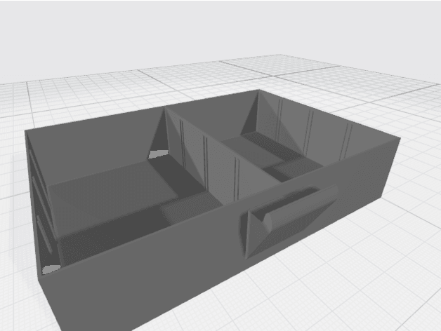 Electronic Component Stackable Drawers 2X 3d model