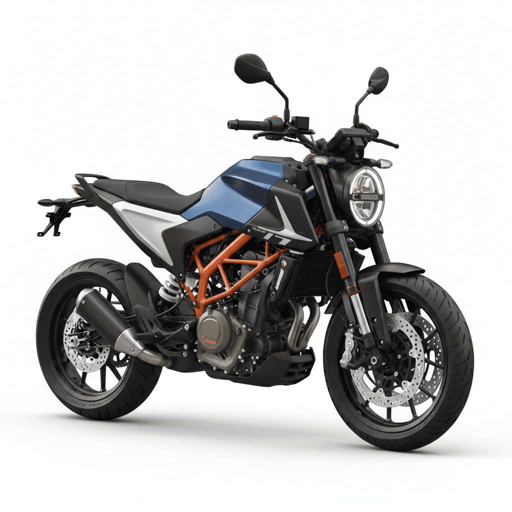 Husqvarna Svartpilen 125 Scrambler Motorcycle 3d model
