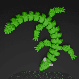 Articulated Ivy Dragon 3d model