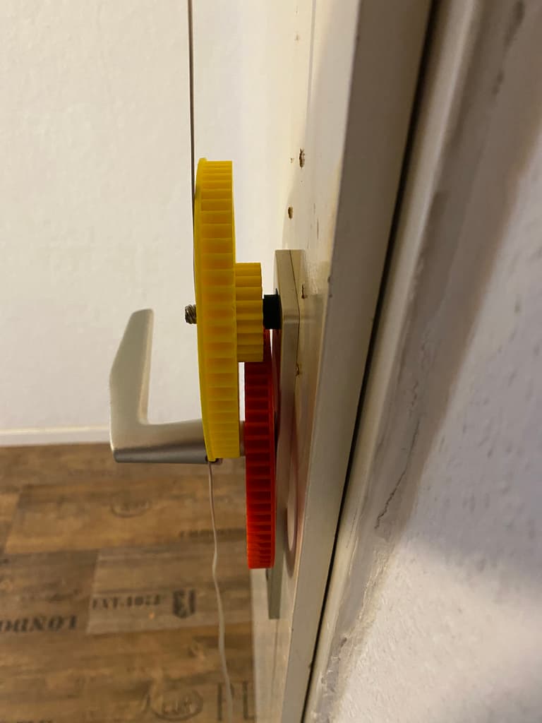Knob door opener v.2 3d model