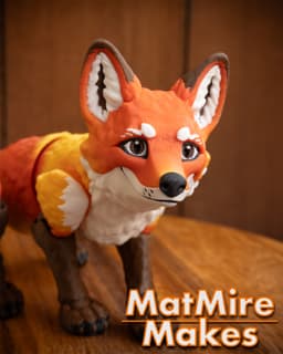 Fox - Articulated Figure 3d model