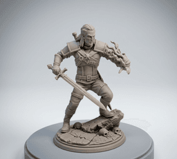 Geralt 3d model