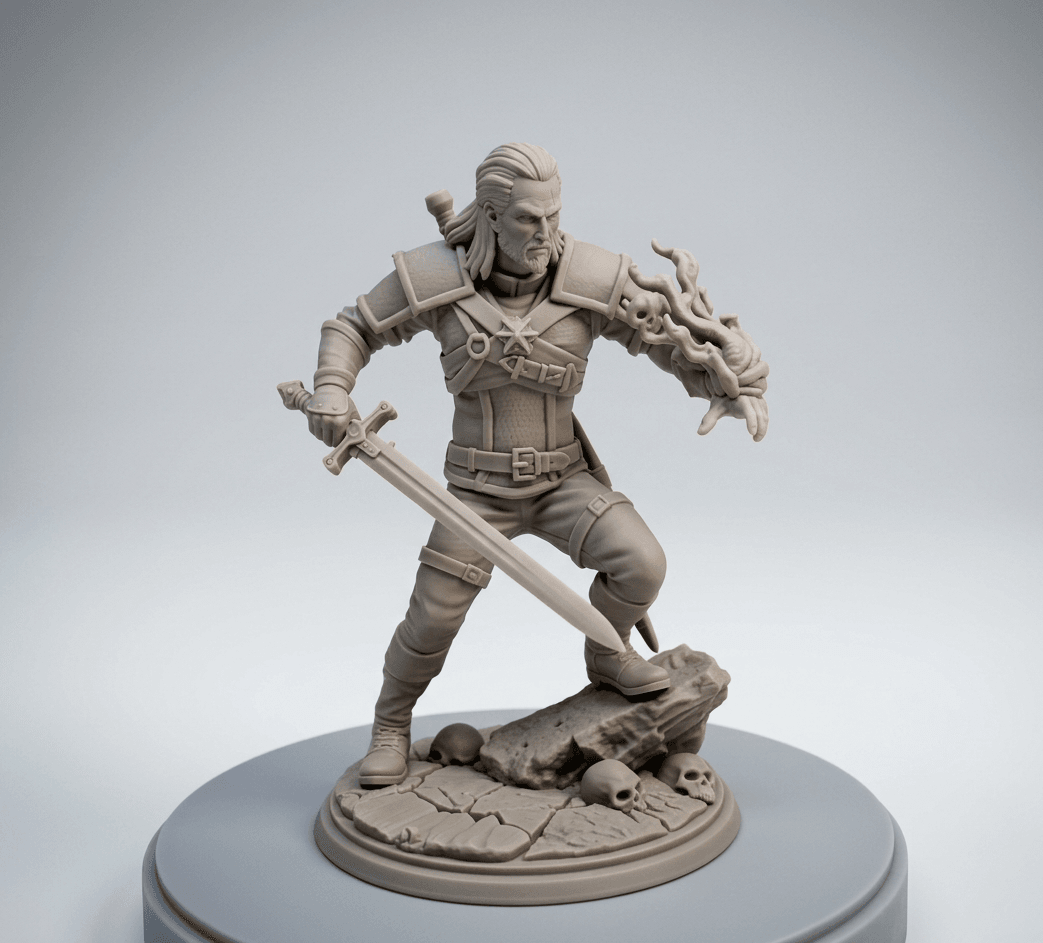 Geralt 3d model