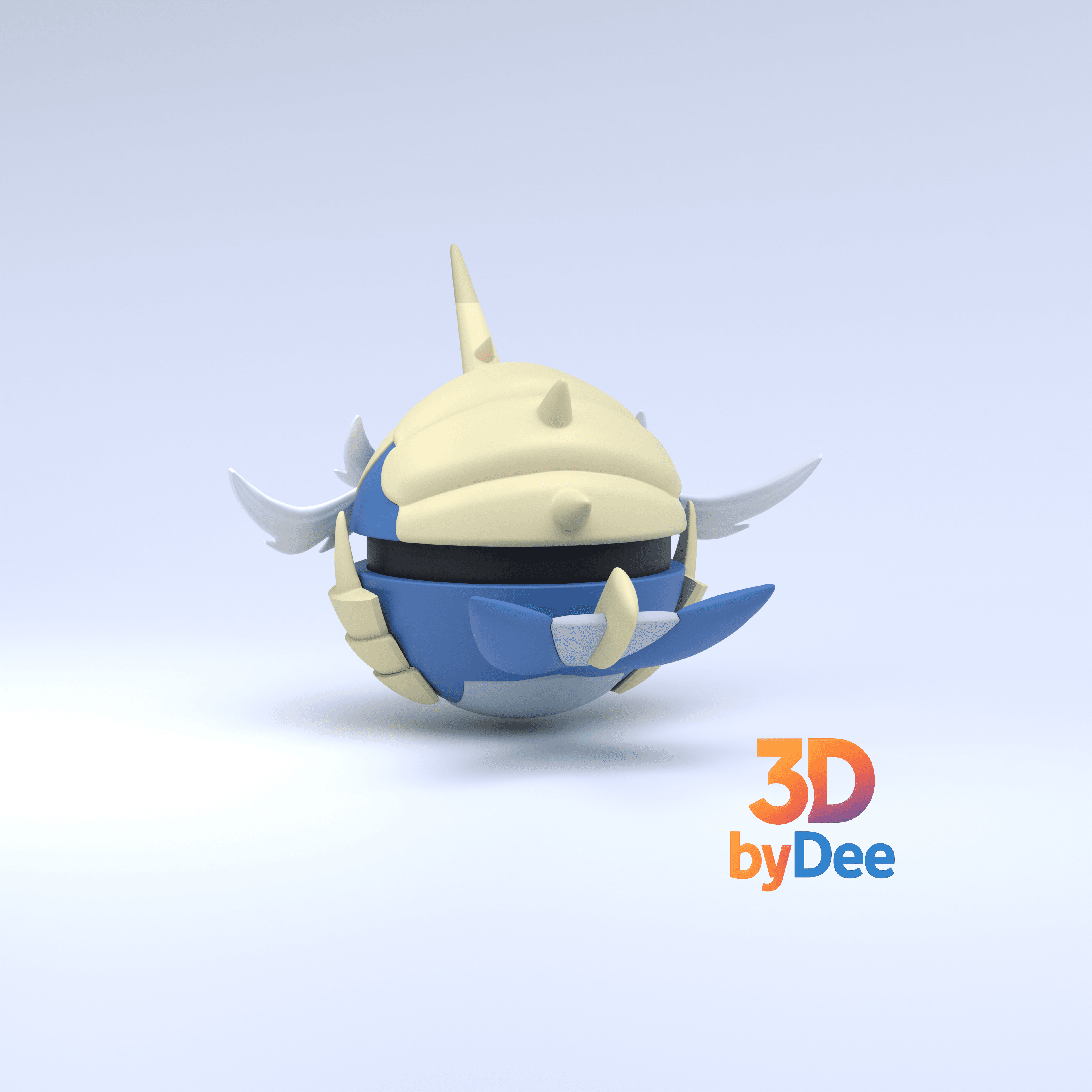 Samurott Pokeball 3d model