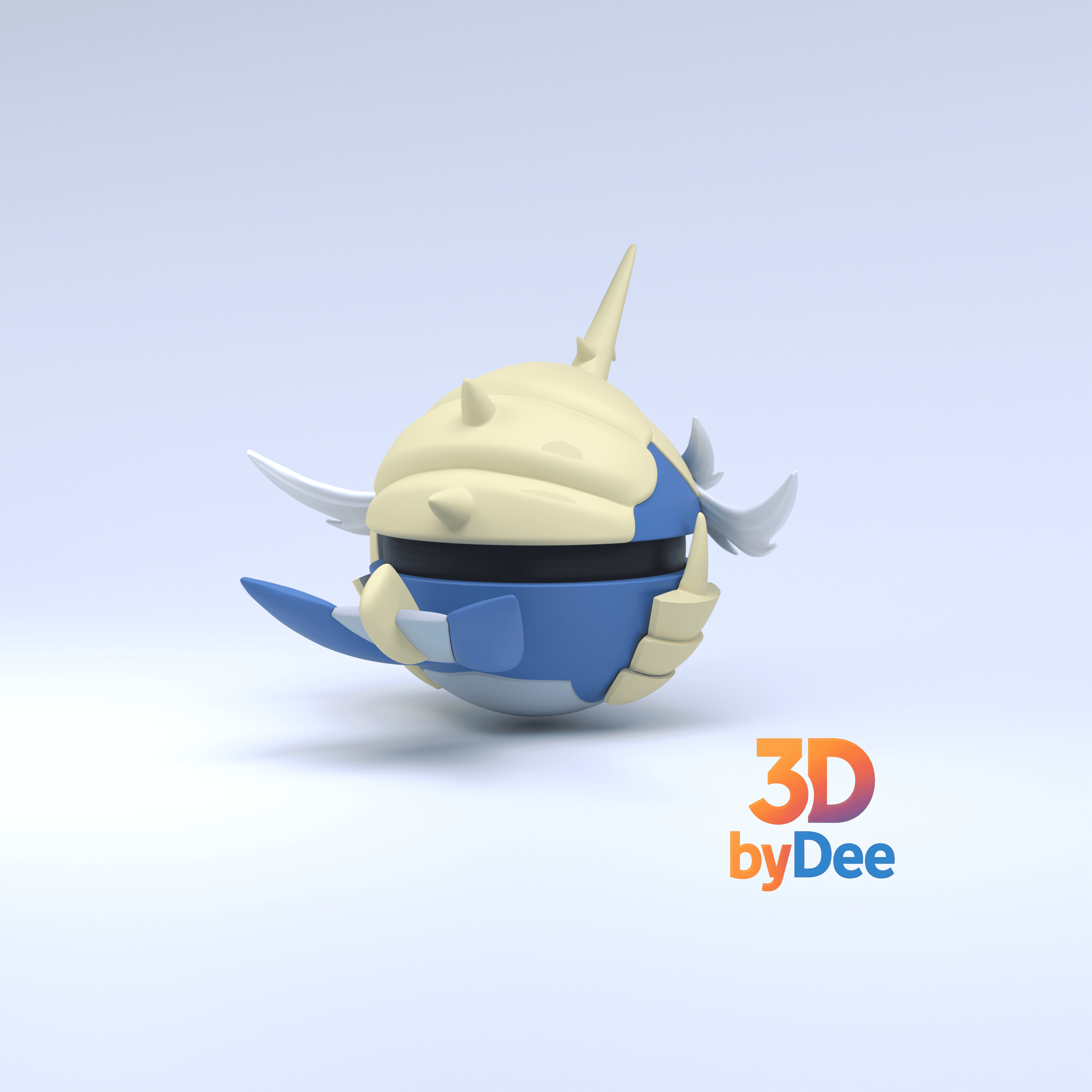 Samurott Pokeball 3d model